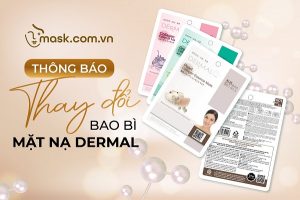 Thông báo: Thay đổi bao bì mặt nạ Dermal