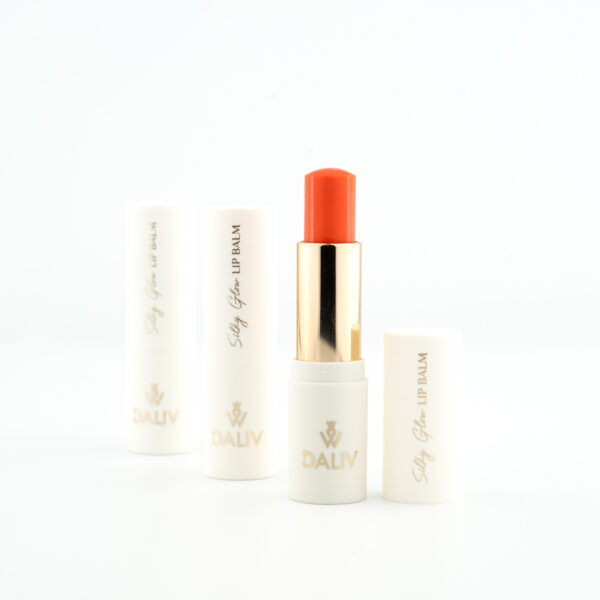 Son dưỡng môi Daliv Silky Glow màu cam dưỡng ẩm làm mềm môi 4.5g